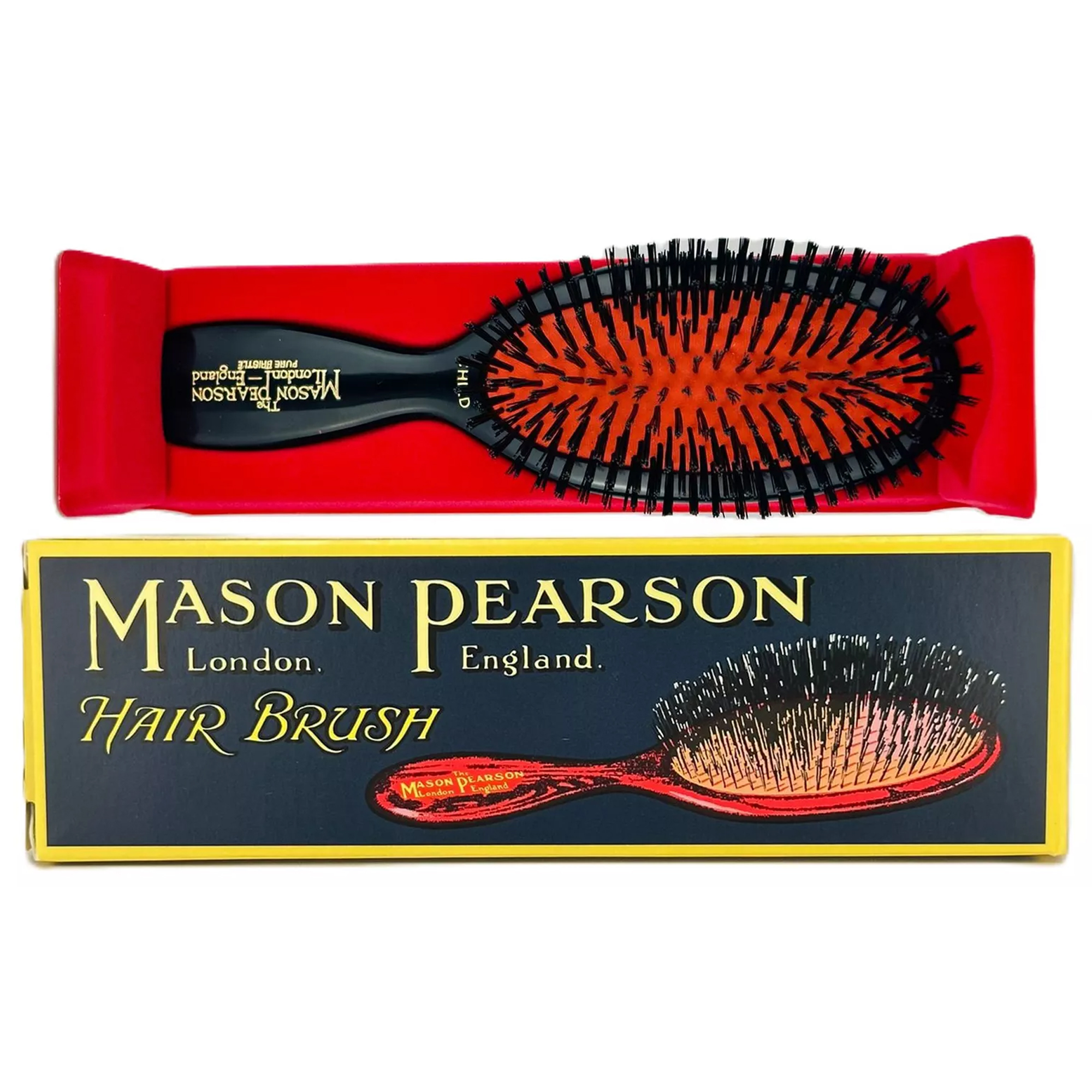 MASON PEARSON　CHILD BRISTLE　DARKRUBY MASON PEARSON CHILD BRISTLE DARKRUBY Boar Bristle brush from